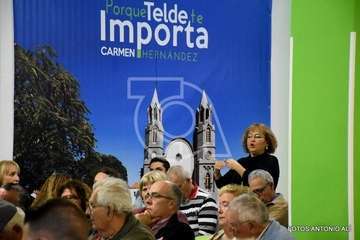 Asamblea de Nueva Canarias de esta tarde en Telde (foto Antonio Alí)
